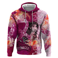Breast Cancer New Zealand Hoodie Maori Aotearoa Girl Pink Out DT02 Pullover Hoodie Pink - Polynesian Pride