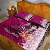 Breast Cancer New Zealand Quilt Bed Set Maori Aotearoa Girl Pink Out DT02 - Polynesian Pride