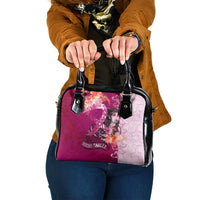 Breast Cancer New Zealand Shoulder Handbag Maori Aotearoa Girl Pink Out