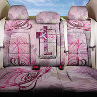 Breast Cancer Polynesian Back Car Seat Cover I Can Do All Things Through Christ