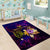 Wallis and Futuna Area Rug Whale Hibiscus Polynesian