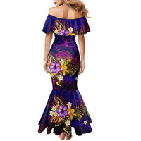 Wallis and Futuna Family Matching Mermaid Dress and Hawaiian Shirt Whale Hibiscus Polynesian DT02 - Polynesian Pride