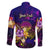 Wallis and Futuna Family Matching Off The Shoulder Long Sleeve Dress and Hawaiian Shirt Whale Hibiscus Polynesian
