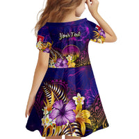Wallis and Futuna Family Matching Tank Maxi Dress and Hawaiian Shirt Whale Hibiscus Polynesian DT02 - Polynesian Pride