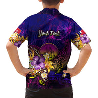 Wallis and Futuna Hawaiian Shirt Whale Hibiscus Polynesian