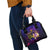 Wallis and Futuna Shoulder Handbag Whale Hibiscus Polynesian