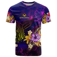 Wallis and Futuna T Shirt Whale Hibiscus Polynesian