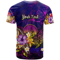 Wallis and Futuna T Shirt Whale Hibiscus Polynesian