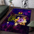 New Caledonia Area Rug Whale Hibiscus Polynesian