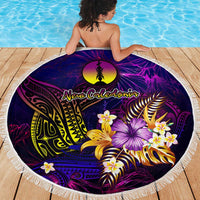 New Caledonia Beach Blanket Whale Hibiscus Polynesian