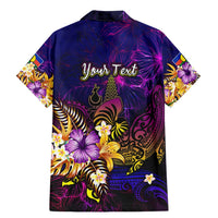 New Caledonia Family Matching Mermaid Dress and Hawaiian Shirt Whale Hibiscus Polynesian DT02 - Polynesian Pride