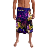 New Caledonia Lavalava Whale Hibiscus Polynesian