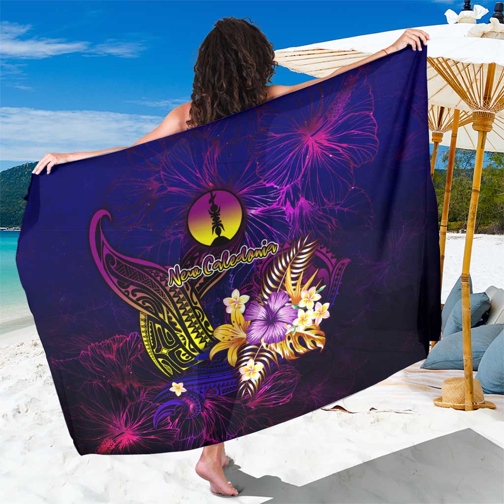 New Caledonia Sarong Whale Hibiscus Polynesian
