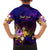 Tahiti French Polynesia Family Matching Off The Shoulder Long Sleeve Dress and Hawaiian Shirt Whale Hibiscus Polynesian
