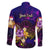 Tahiti French Polynesia Family Matching Off The Shoulder Long Sleeve Dress and Hawaiian Shirt Whale Hibiscus Polynesian