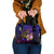 Tahiti French Polynesia Shoulder Handbag Whale Hibiscus Polynesian