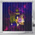 Tahiti French Polynesia Shower Curtain Whale Hibiscus Polynesian