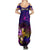 Tahiti French Polynesia Summer Maxi Dress Whale Hibiscus Polynesian