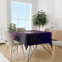 Tahiti French Polynesia Tablecloth Whale Hibiscus Polynesian