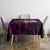 Tahiti French Polynesia Tablecloth Whale Hibiscus Polynesian