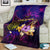 Cook Islands Blanket Whale Hibiscus Polynesian