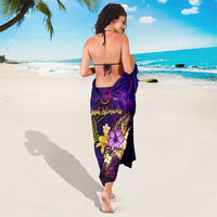 Cook Islands Sarong Whale Hibiscus Polynesian