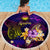Nauru Beach Blanket Whale Hibiscus Polynesian