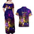 Nauru Couples Matching Off Shoulder Maxi Dress and Hawaiian Shirt Whale Hibiscus Polynesian