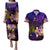 Nauru Couples Matching Puletasi and Hawaiian Shirt Whale Hibiscus Polynesian