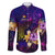 Nauru Family Matching Long Sleeve Bodycon Dress and Hawaiian Shirt Whale Hibiscus Polynesian