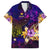 Nauru Family Matching Short Sleeve Bodycon Dress and Hawaiian Shirt Whale Hibiscus Polynesian