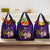Nauru Grocery Bag Whale Hibiscus Polynesian