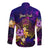 Nauru Long Sleeve Button Shirt Whale Hibiscus Polynesian