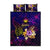 Nauru Quilt Bed Set Whale Hibiscus Polynesian