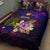 Nauru Quilt Bed Set Whale Hibiscus Polynesian