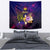 Nauru Tapestry Whale Hibiscus Polynesian