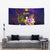 Nauru Tapestry Whale Hibiscus Polynesian