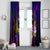 Nauru Window Curtain Whale Hibiscus Polynesian