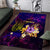 Tuvalu Area Rug Whale Hibiscus Polynesian