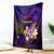 Tuvalu Blanket Whale Hibiscus Polynesian