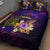Tuvalu Quilt Bed Set Whale Hibiscus Polynesian
