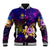Northern Mariana Islands Baseball Jacket Whale Hibiscus Polynesian