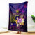 Northern Mariana Islands Blanket Whale Hibiscus Polynesian