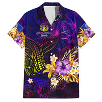 Northern Mariana Islands Hawaiian Shirt Whale Hibiscus Polynesian