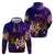 Northern Mariana Islands Hoodie Whale Hibiscus Polynesian