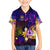 Northern Mariana Islands Kid Hawaiian Shirt Whale Hibiscus Polynesian