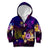 Northern Mariana Islands Kid Hoodie Whale Hibiscus Polynesian