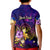Northern Mariana Islands Kid Polo Shirt Whale Hibiscus Polynesian