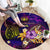 Northern Mariana Islands Round Carpet Whale Hibiscus Polynesian