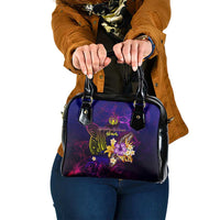 Northern Mariana Islands Shoulder Handbag Whale Hibiscus Polynesian